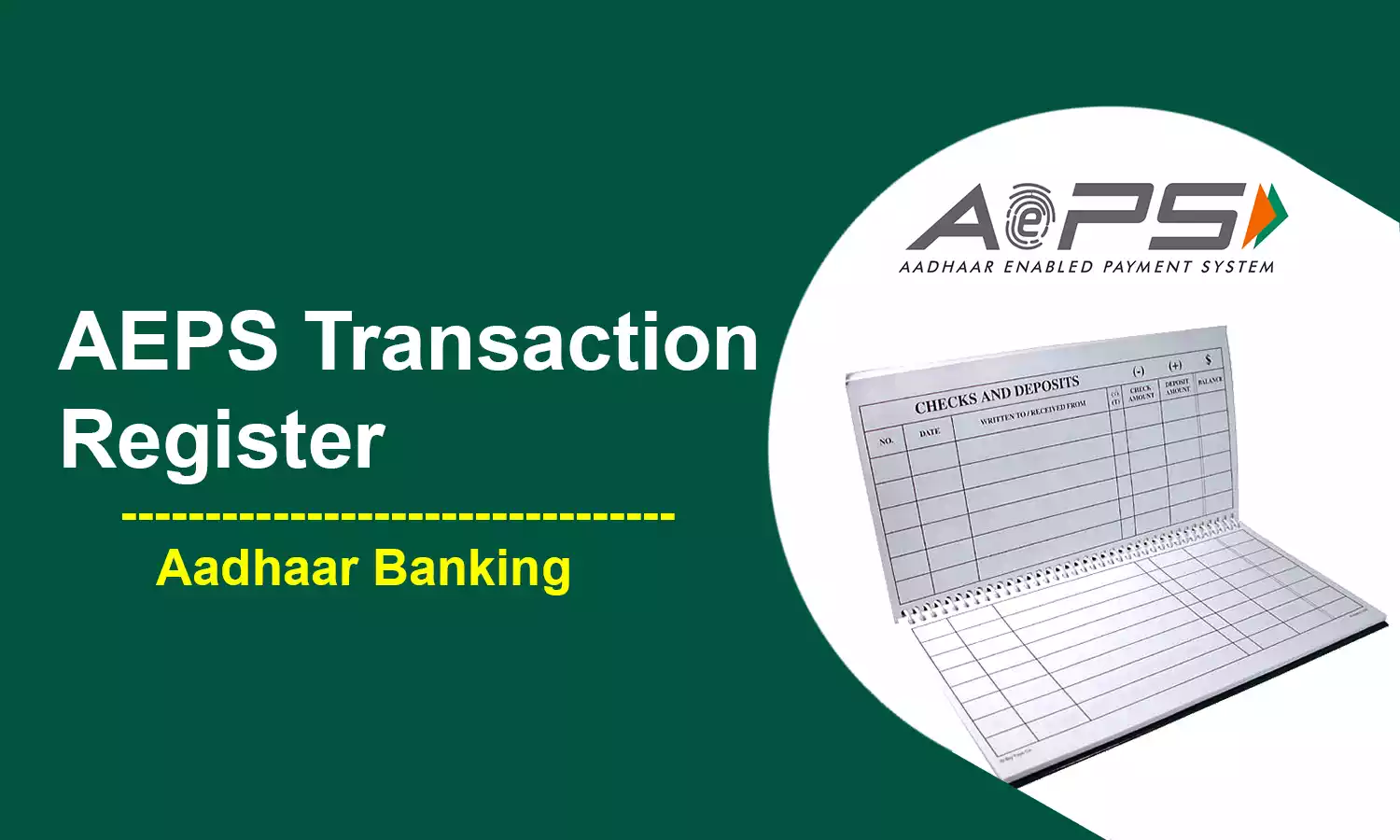 AEPS Transaction Register