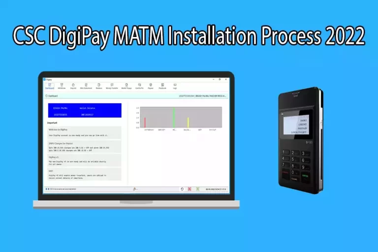 CSC DigiPay MATM Installation Process 2022