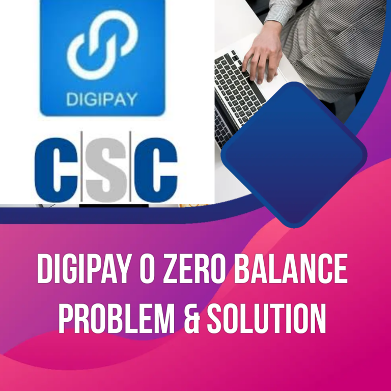 Digipay Zero Balance Problem