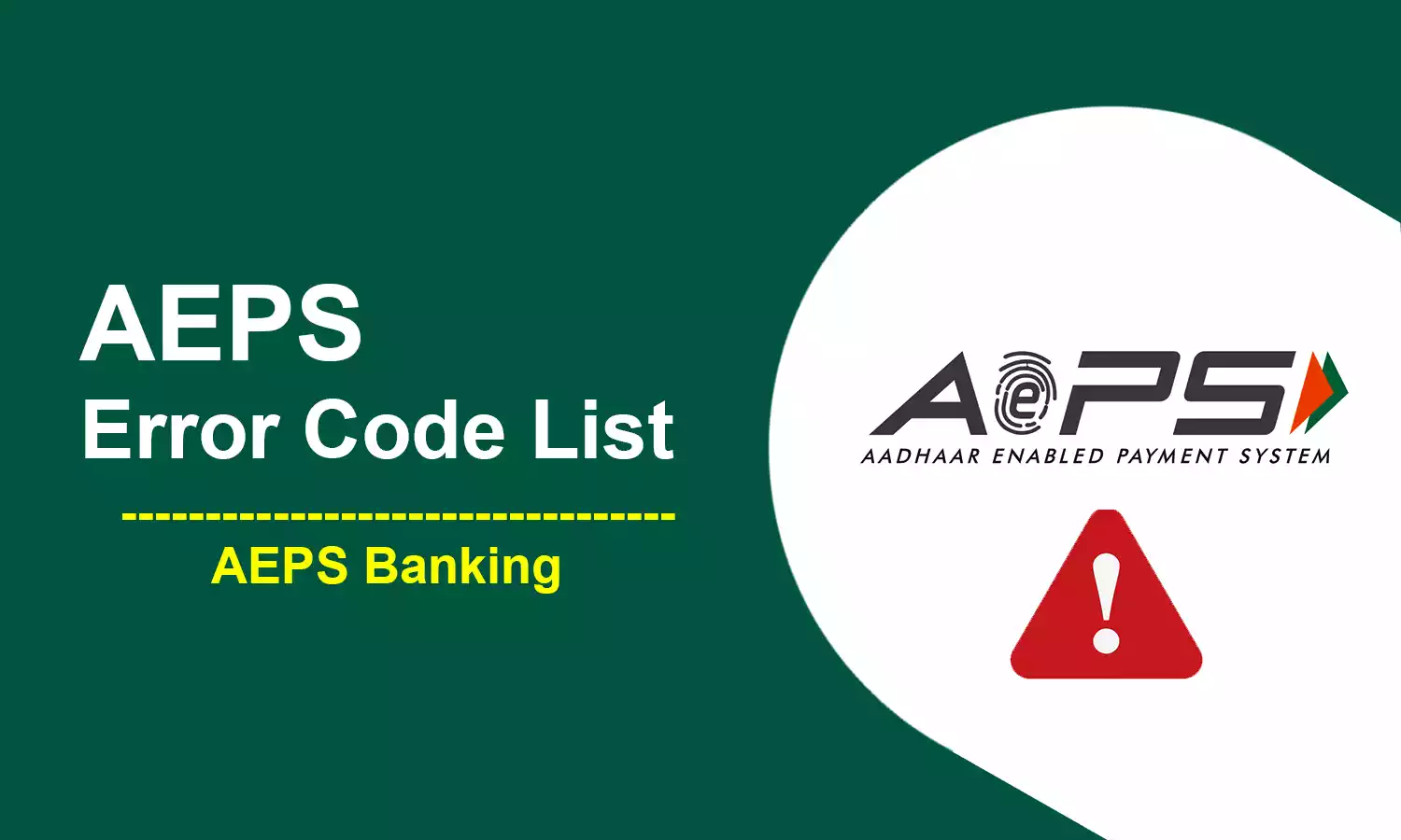 AEPS Error Code