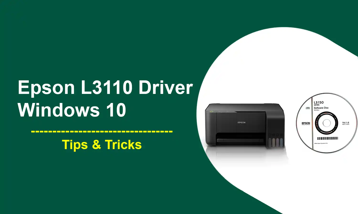 Epson L3110 Driver Windows 10