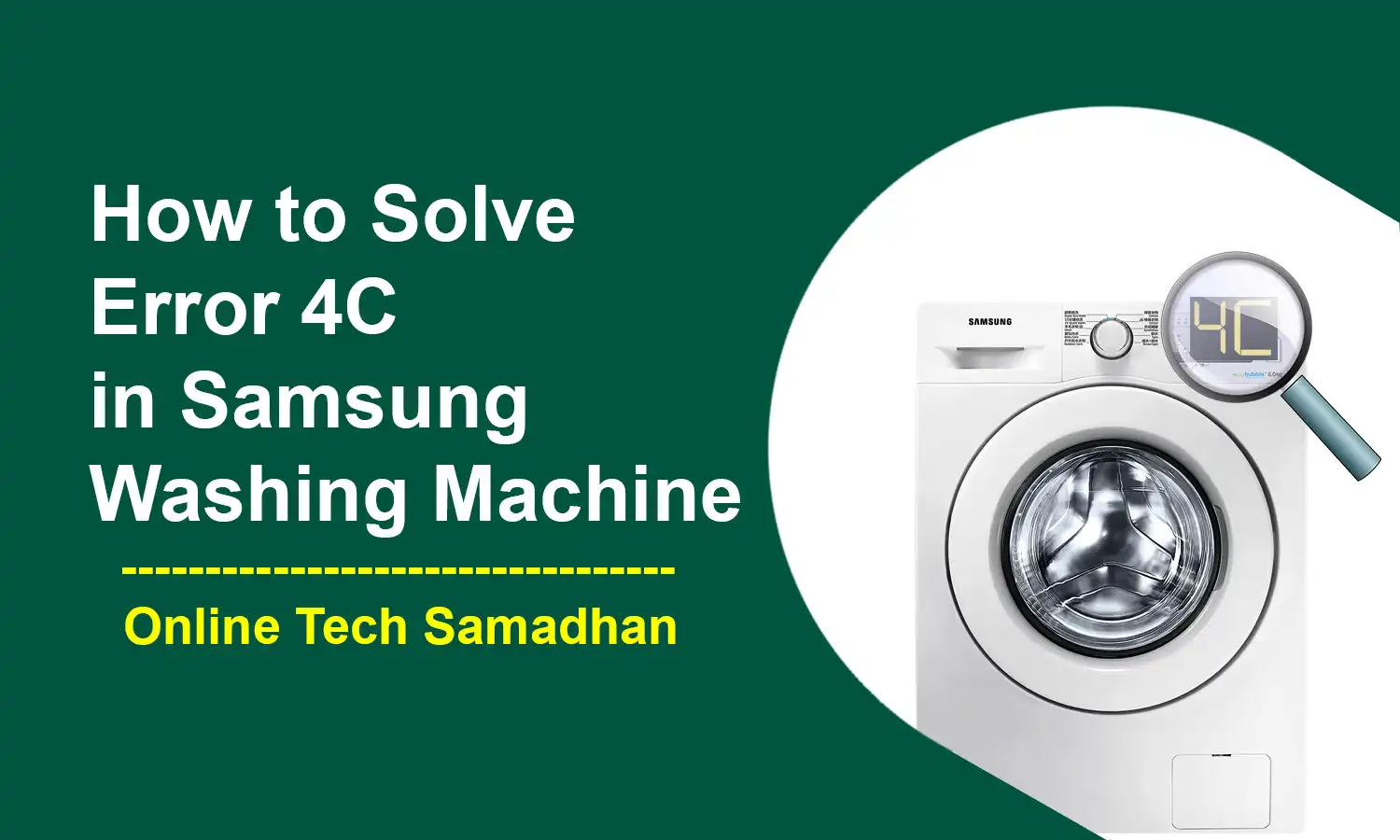 4C in Samsung Washing Machine
