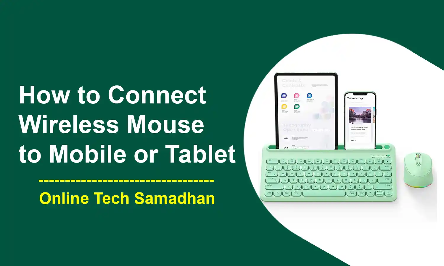 How to Connect Wireless Mouse to Mobile