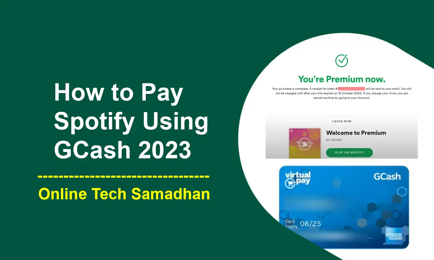 How to Pay Spotify Using GCash