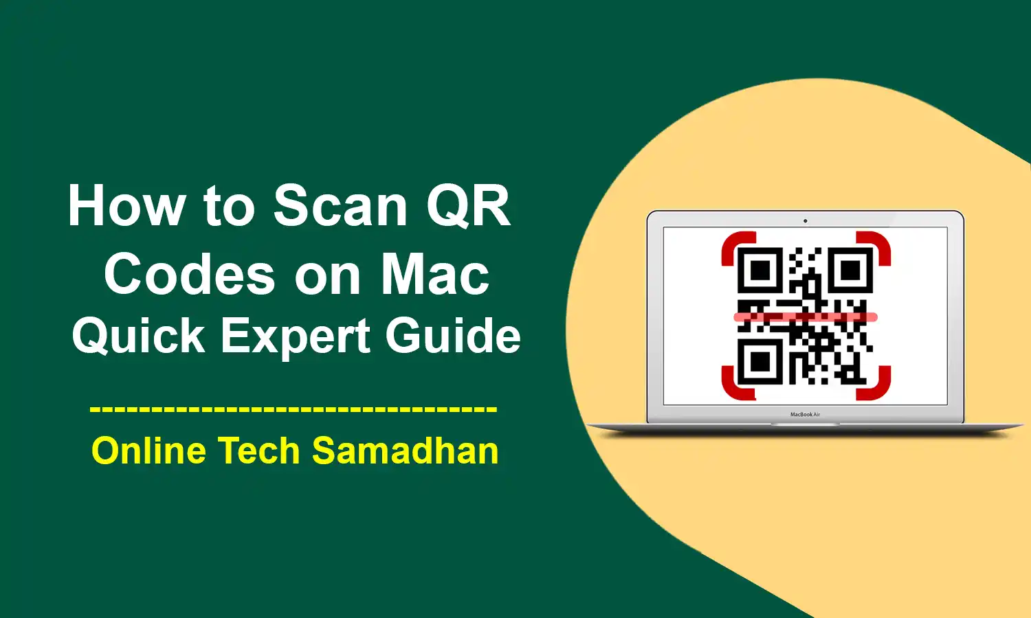 how to scan qr codes on macbook