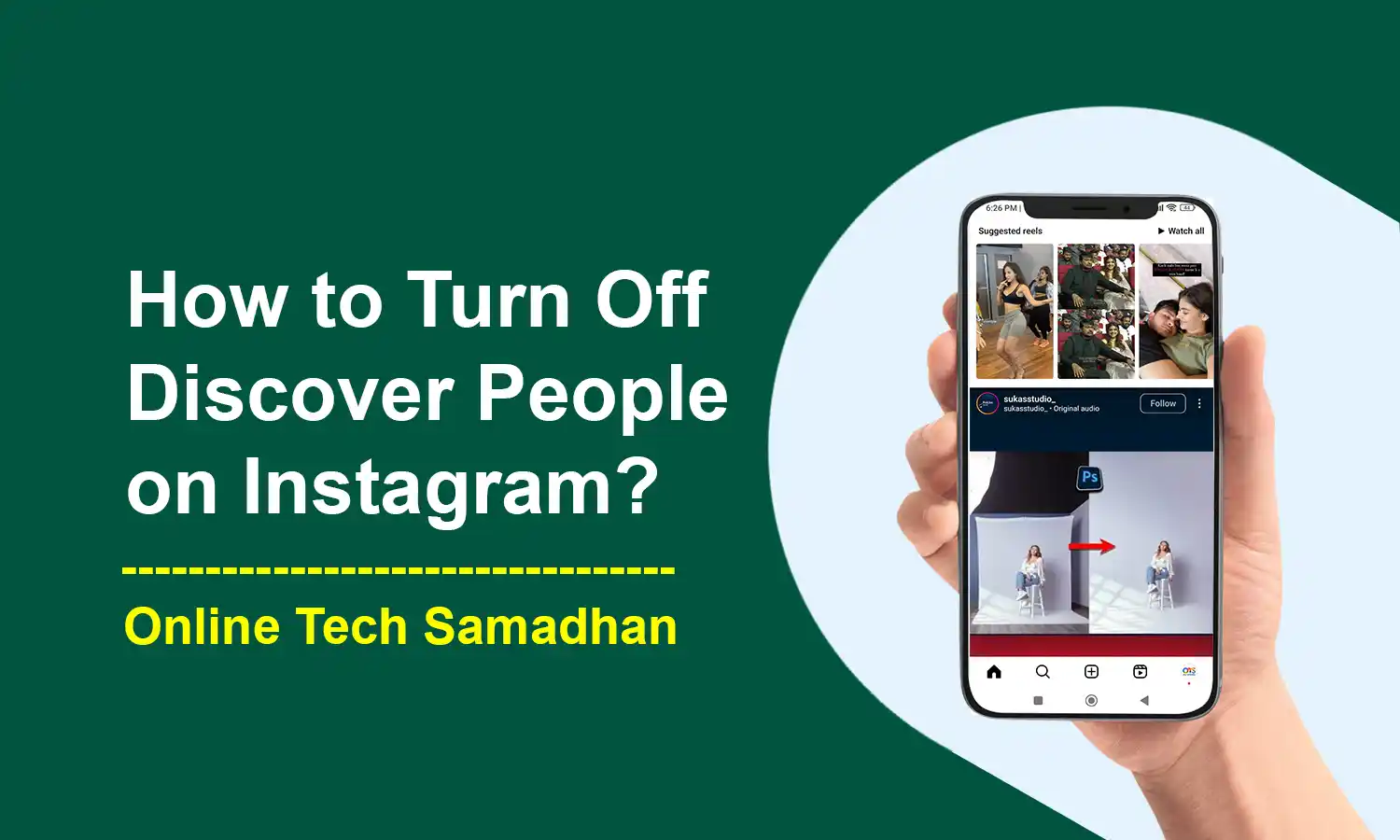 How to Turn Off Discover People on Instagram