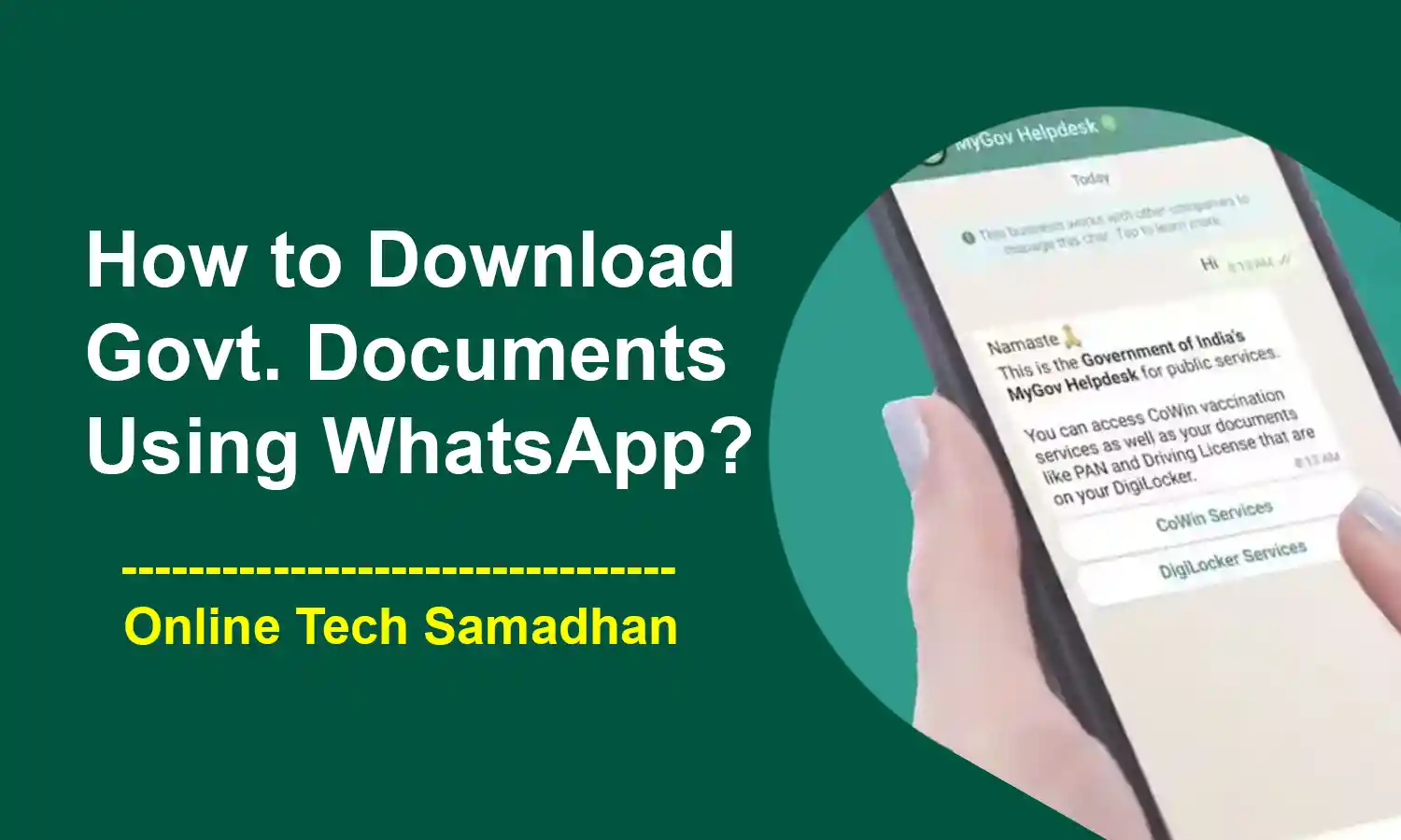 Download Government Documents on WhatsApp