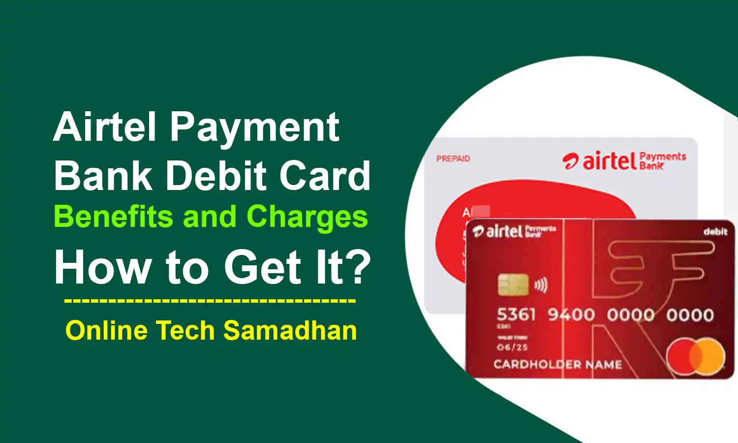 airtel payment debit card