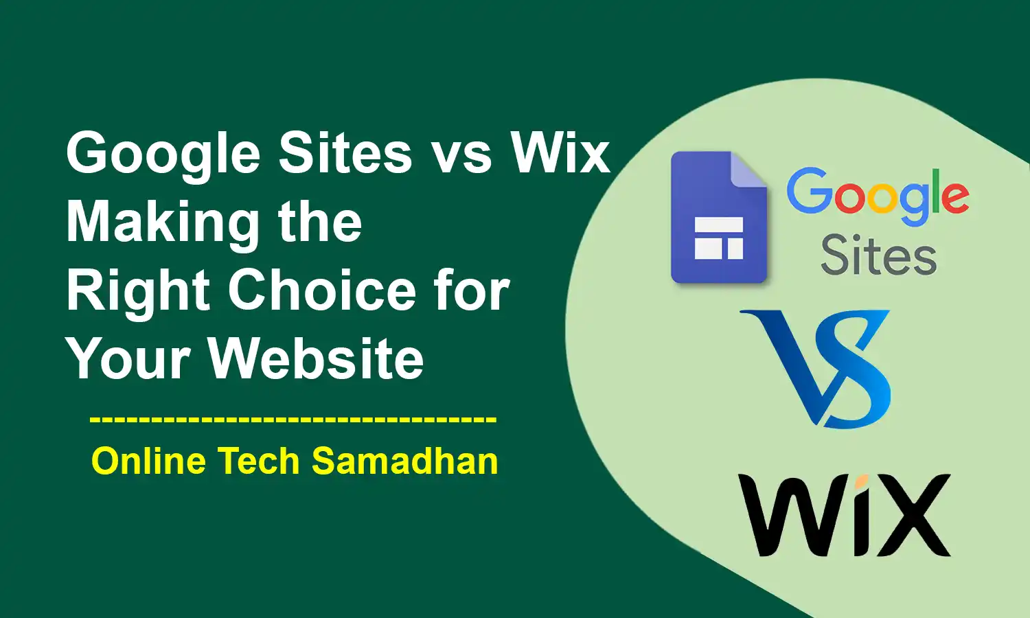 Google Sites vs Wix