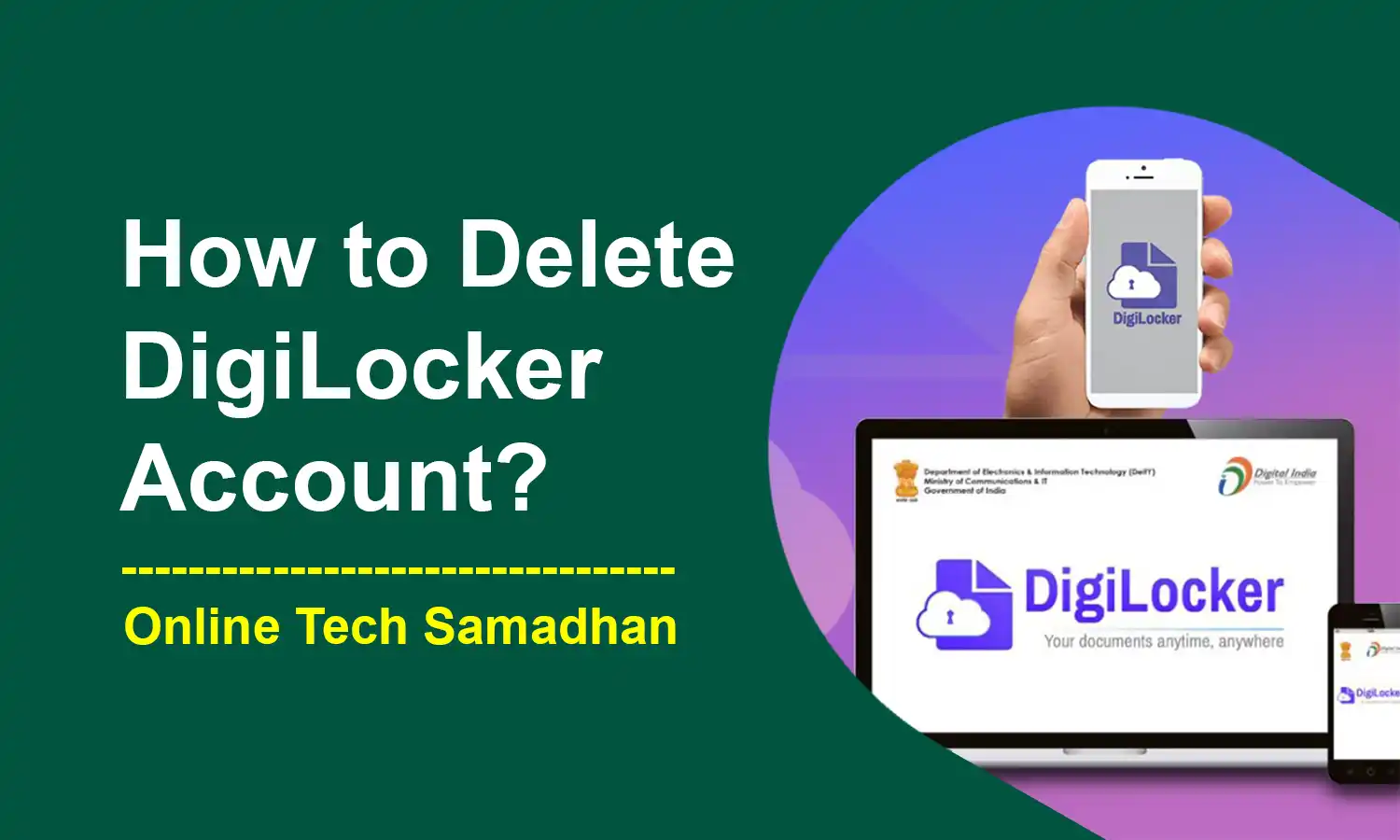 How to Delete DigiLocker Account