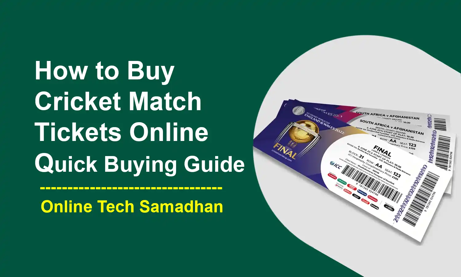 How to Buy Cricket Match Tickets