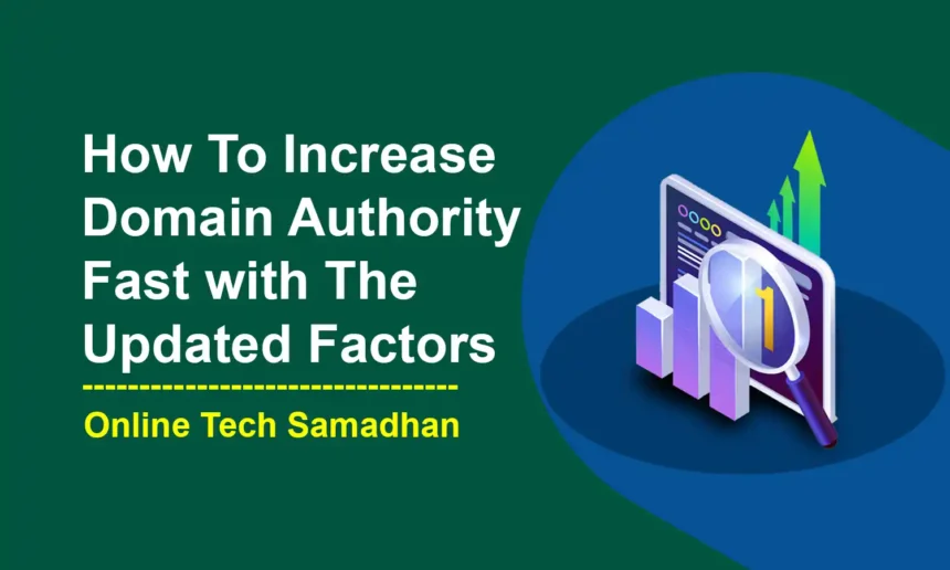 How To Increase Domain Authority Fast