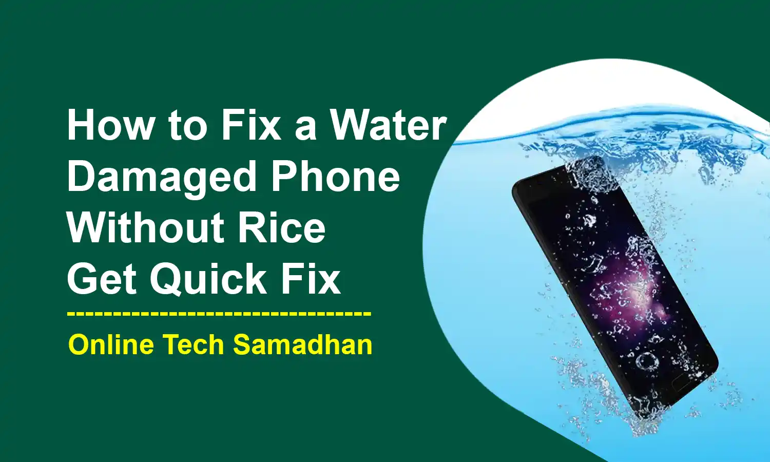 How to Fix a Water Damaged Phone Without Rice