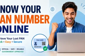 Know Your PAN Number Online