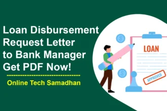 Loan Disbursement Request Letter Sample to Bank Manager