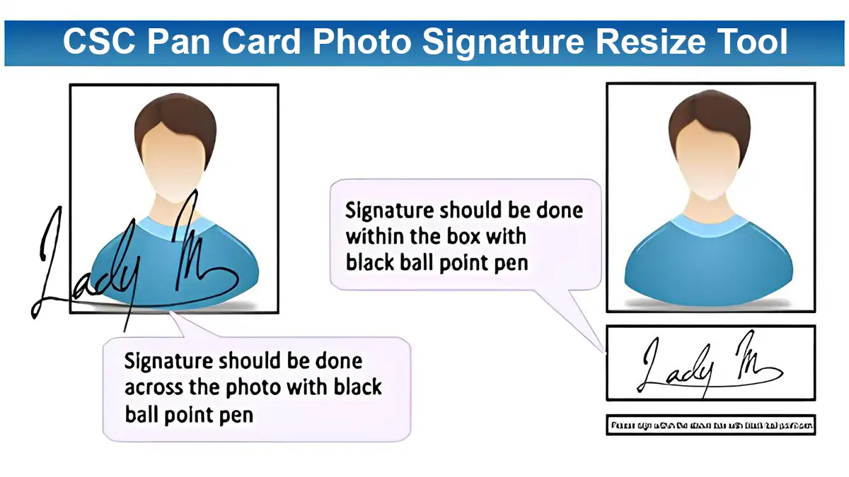 UTI PAN Photo Resizer Tool, CSC Pan Card Photo Signature Resize Tool