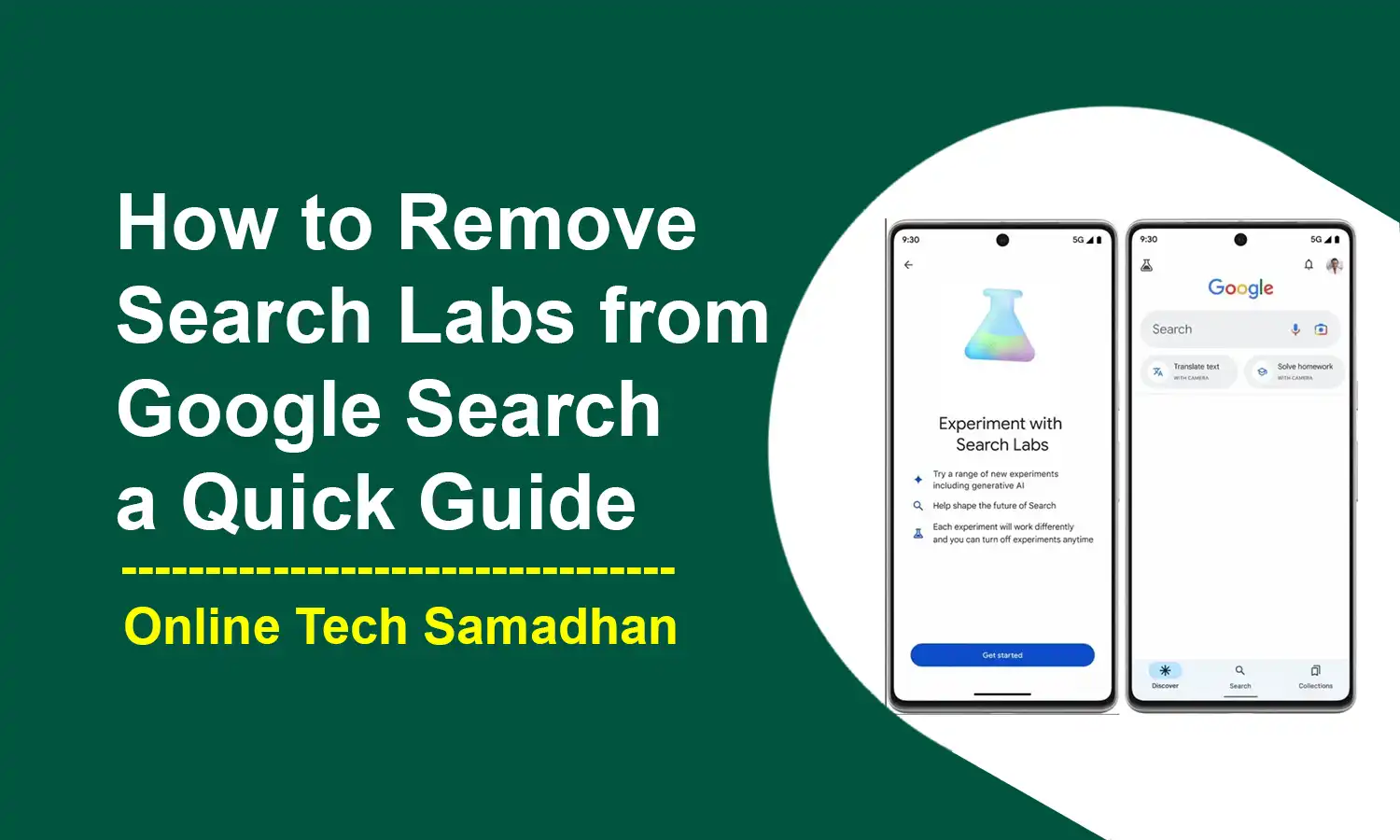 How to Remove Search Labs from Google Search