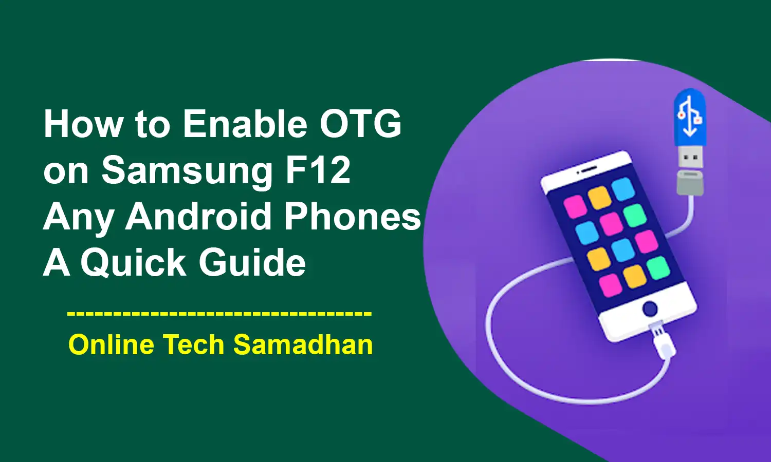 How to Enable OTG on Samsung F12