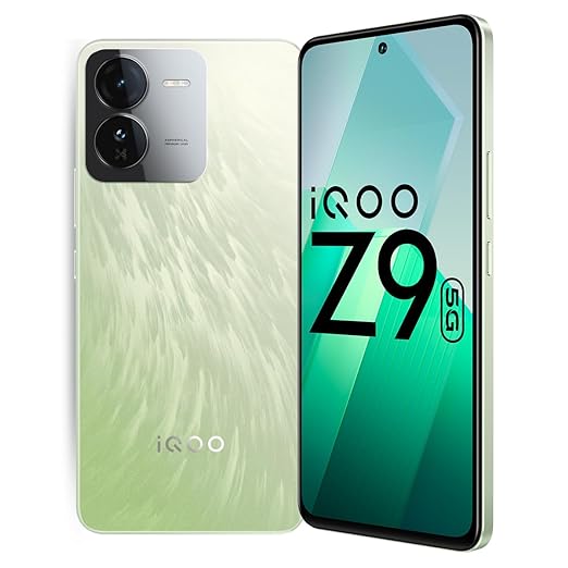 iQOO Z9 5G (Brushed Green, 8GB RAM, 128GB Storage)