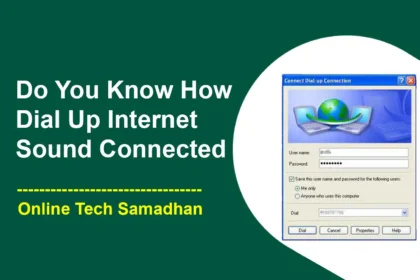 How Dial Up Internet Sound Connected