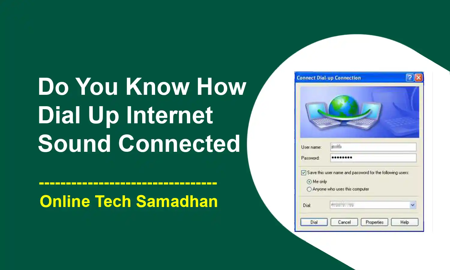 How Dial Up Internet Sound Connected