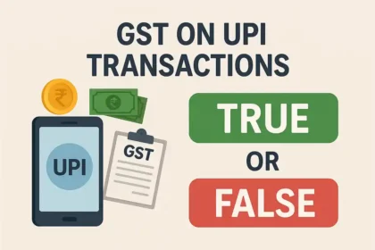 GST on UPI Transactions