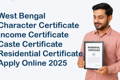 Online Residential Certificate West Bengal