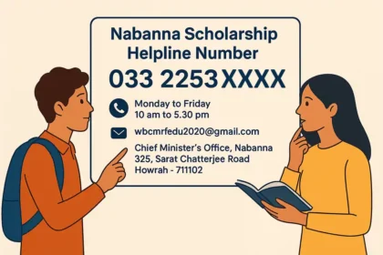 Nabanna Scholarship Helpline Number
