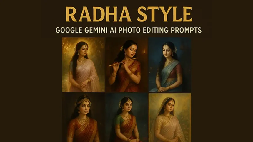 Radha Style Google Gemini AI Photo