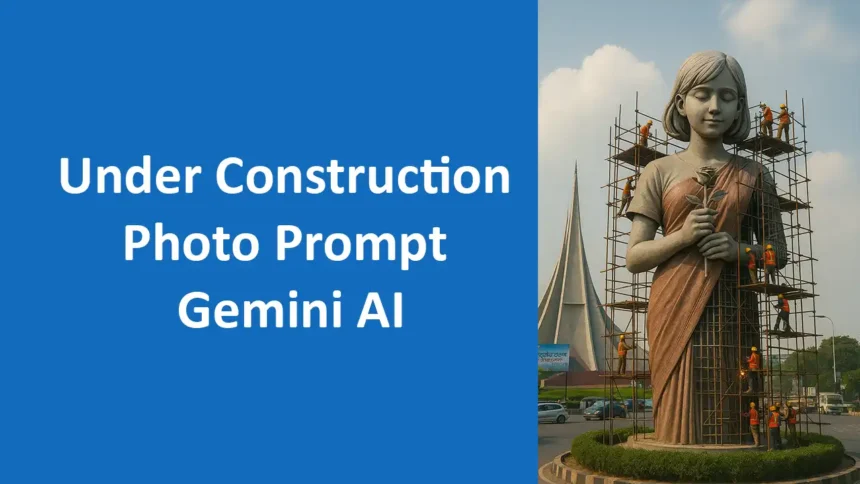 Under Construction Photo Prompt