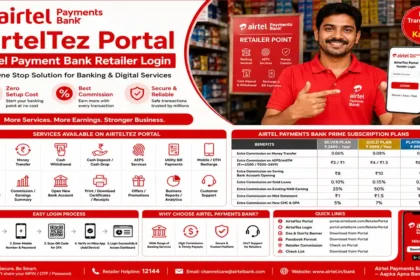 AirtelTez Portal Airtel Payment Bank Retailer Login