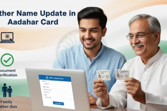Father Name Update in Aadhar Card