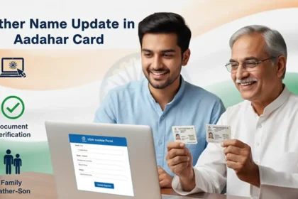 Father Name Update in Aadhar Card