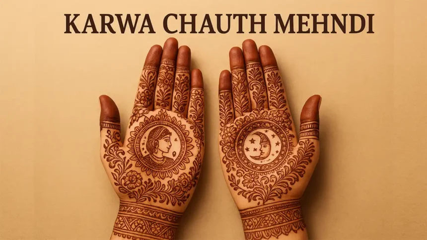 Karwa Chauth Mehndi Design