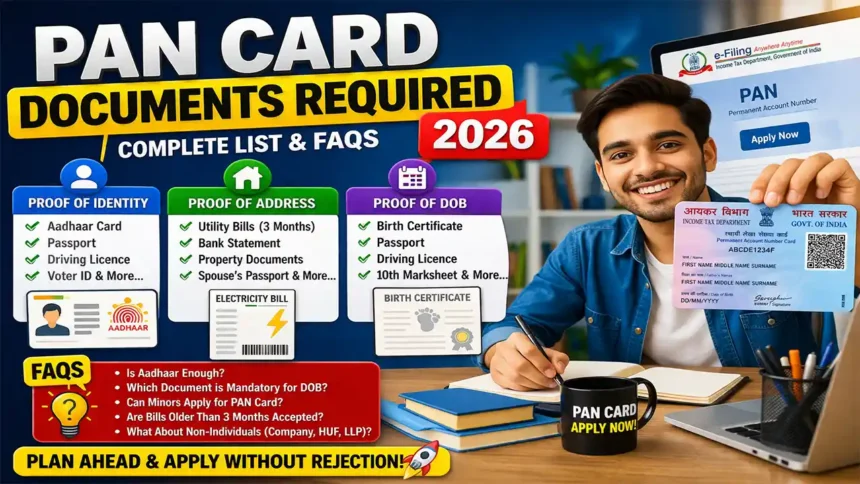 PAN Card Documents Required