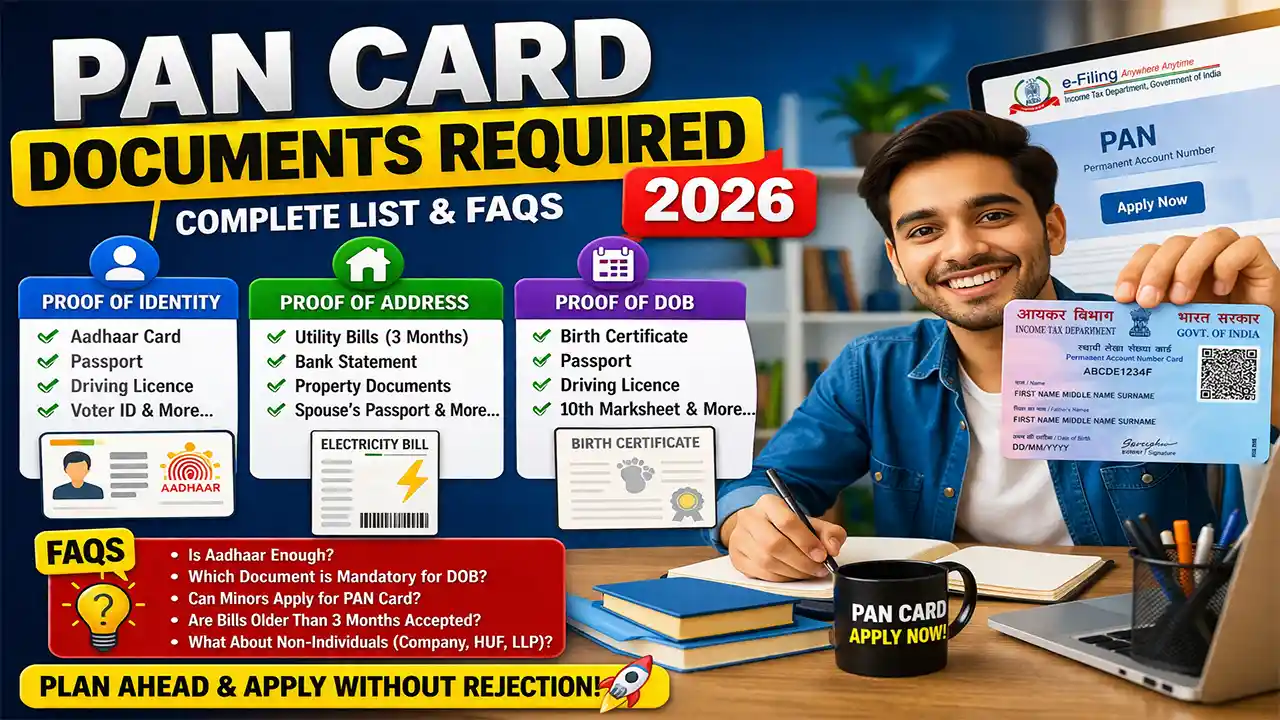 PAN Card Documents Required