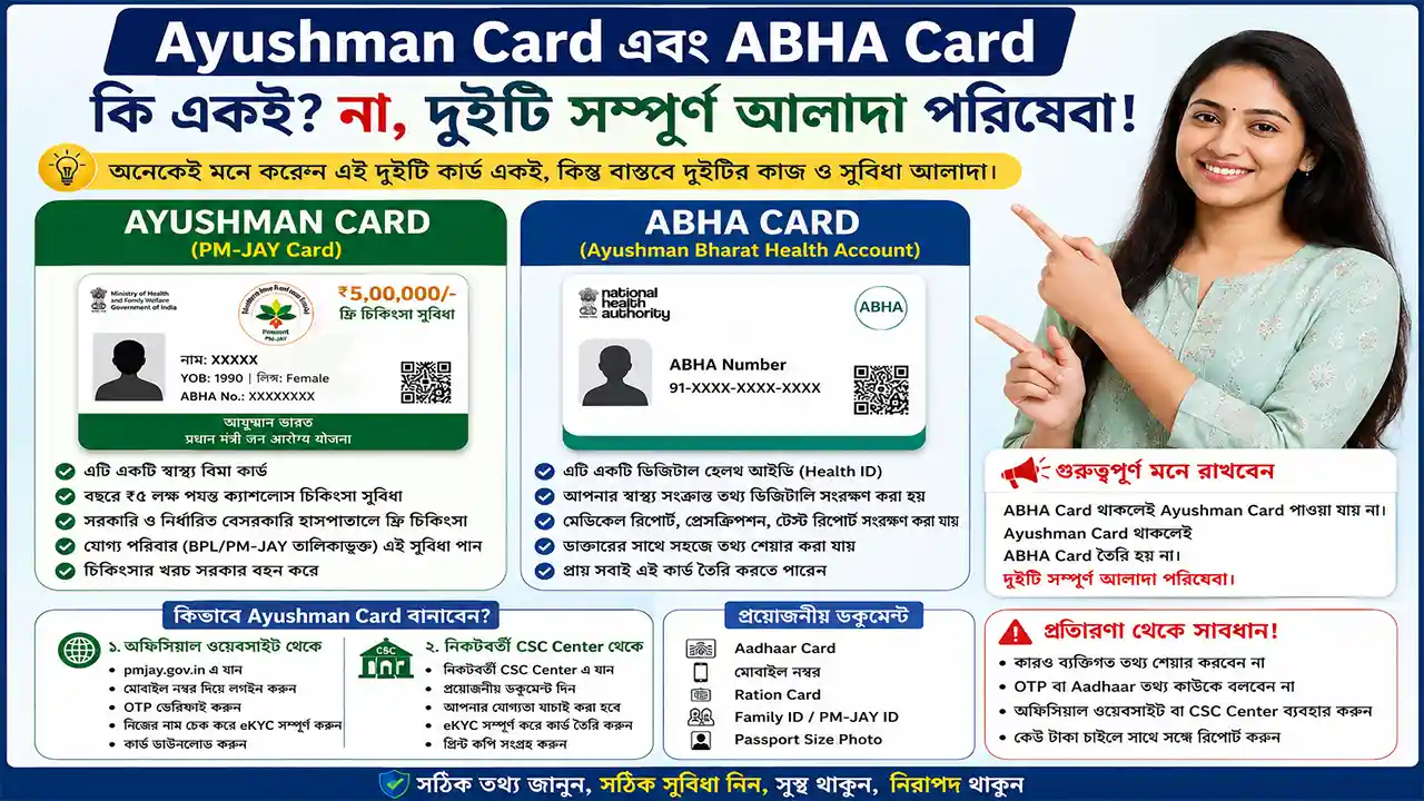 Ayushman Card and ABHA Card