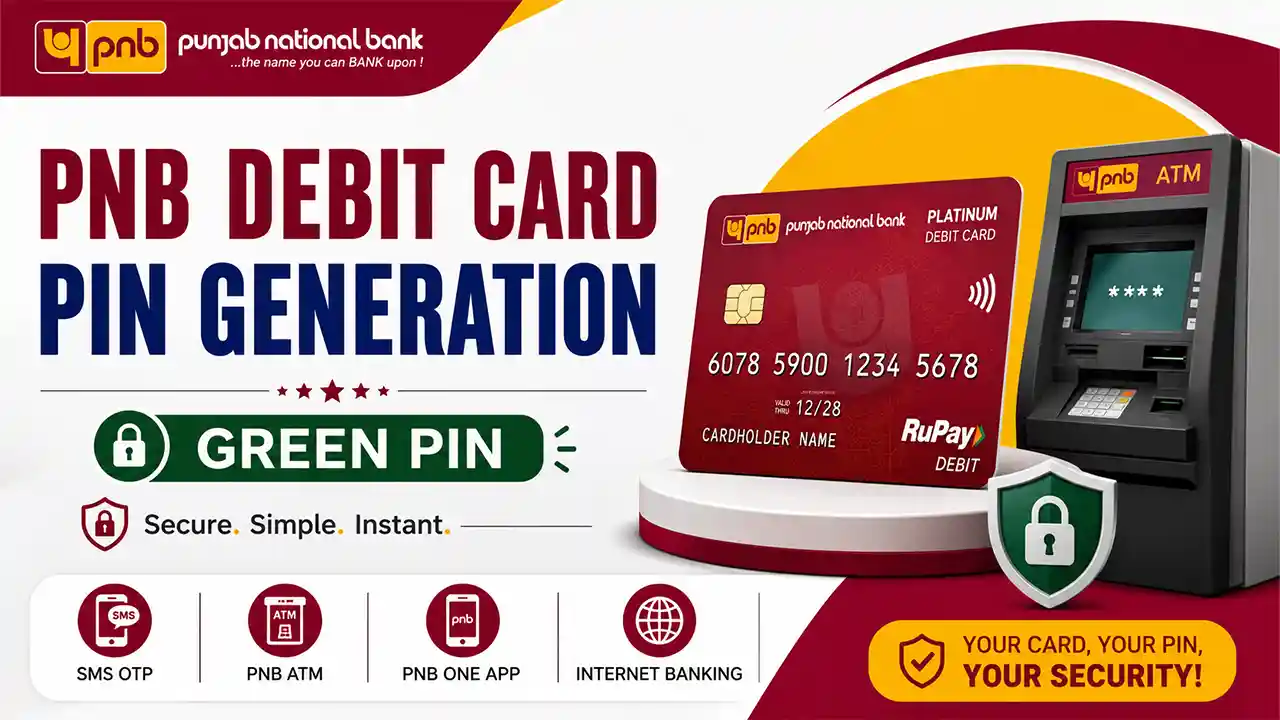 PNB Debit Card PIN Generation Online
