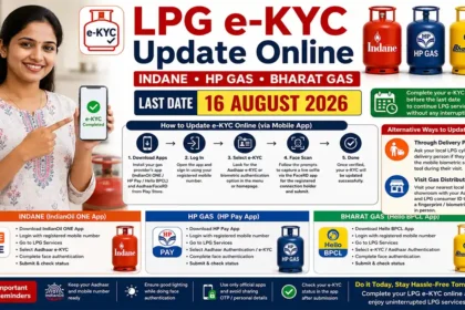 LPG e-KYC Update Online