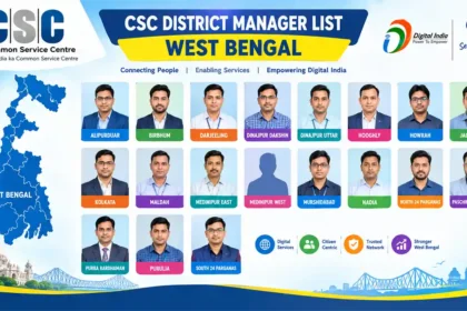 CSC District Manager List West Bengal