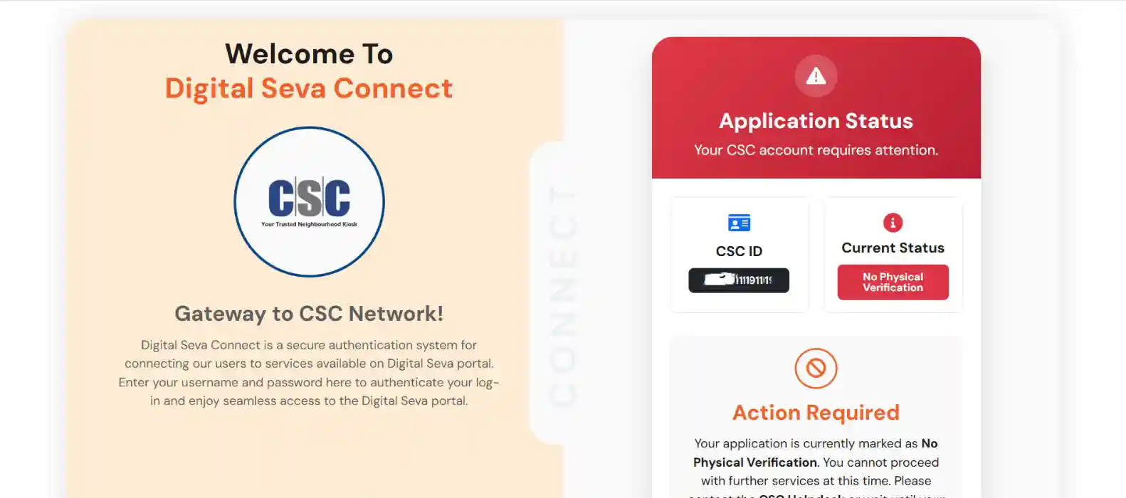 CSC Physical Verification Pending Problem 2026
