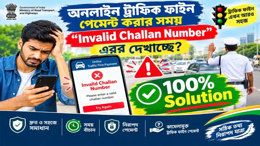 Online Traffic Fine Payment using NextGen e challan payment