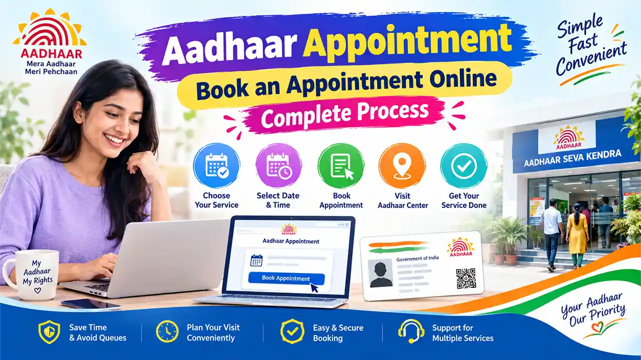 Aadhaar Appointment Book an Appointment Online