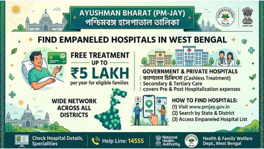 Ayushman Bharat West Bengal Hospital List