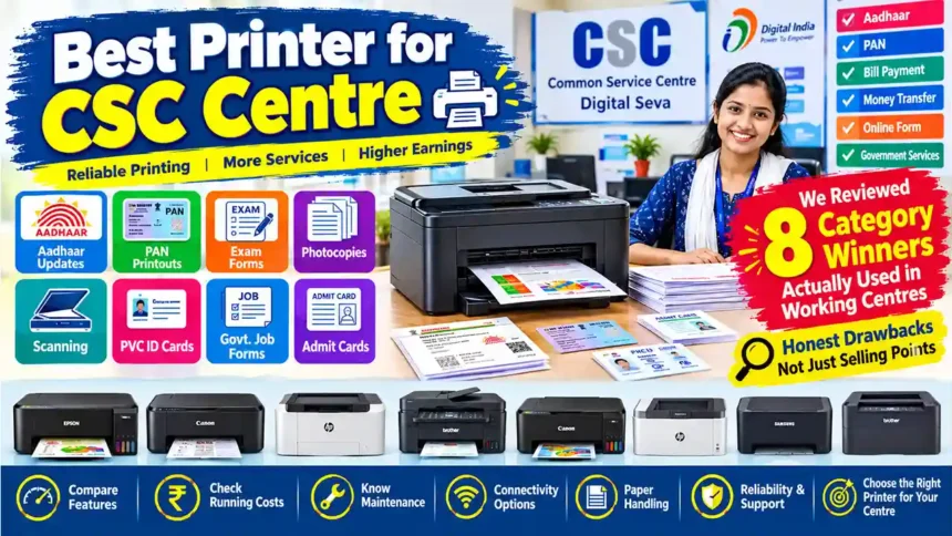 Best Printer for CSC Centre