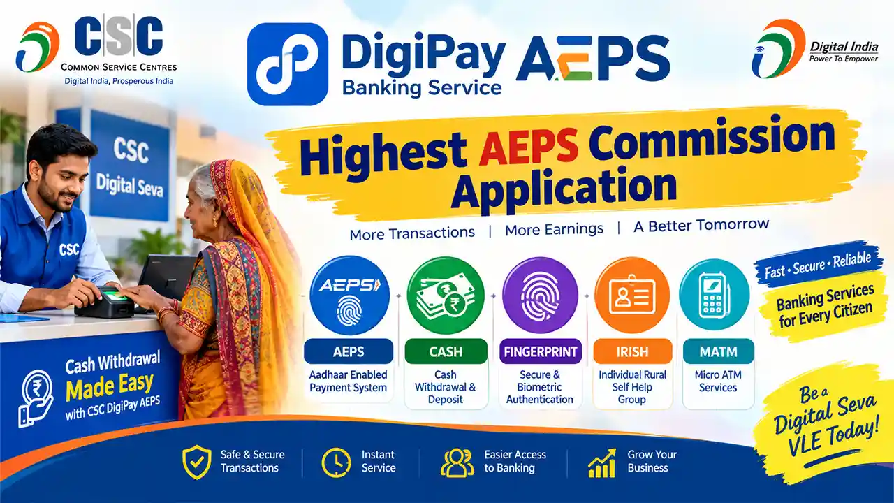 CSC DigiPay AEPS Banking