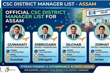 CSC District Manager List Assam