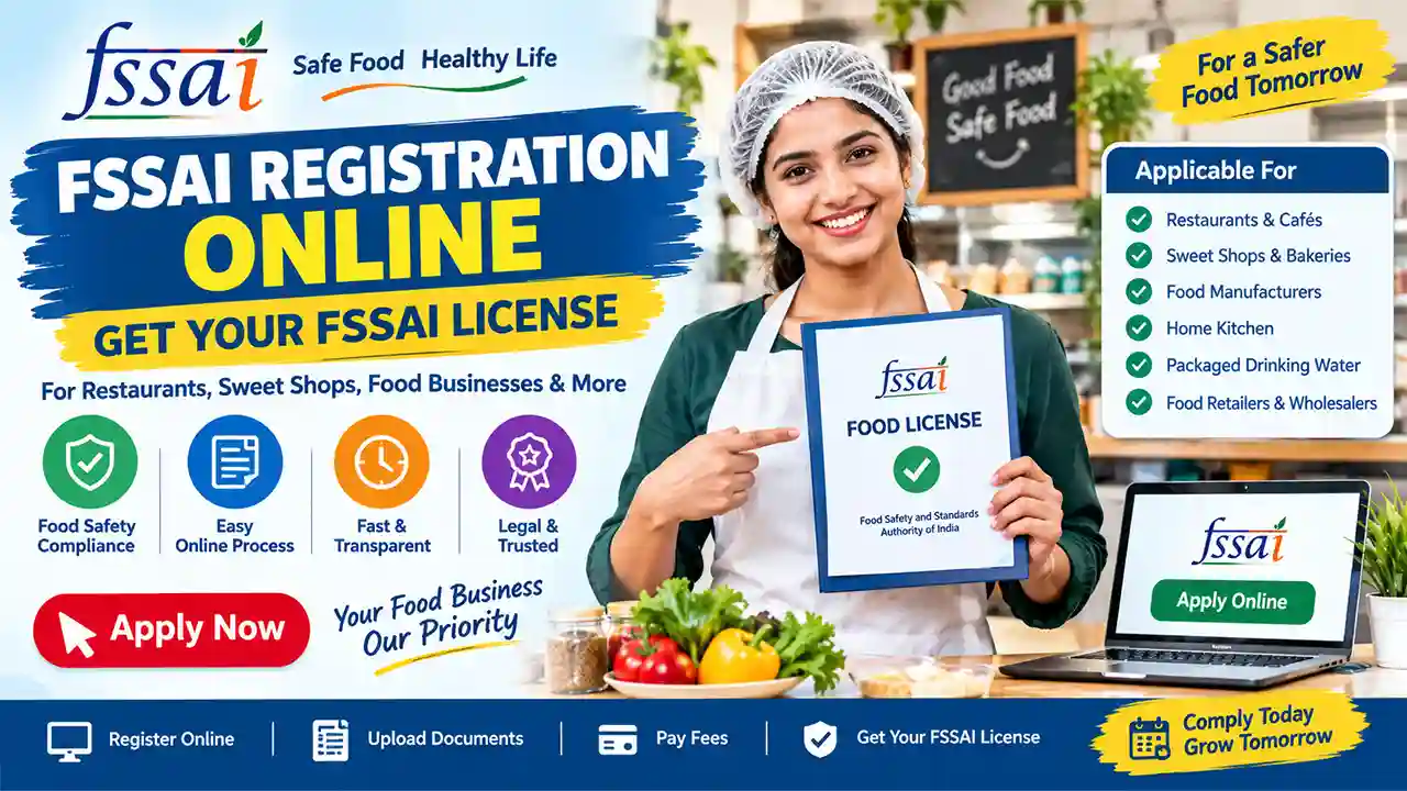 FSSAI Registration Online for FSSAI License