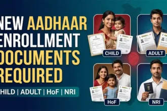 New Aadhaar Enrollment Documents