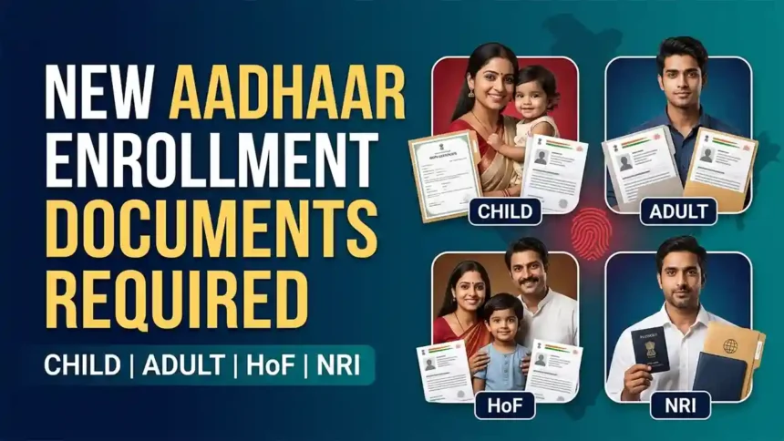 New Aadhaar Enrollment Documents